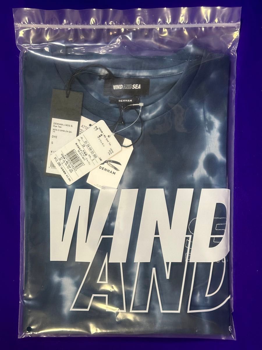 DENHAM x WDS (WIND AND SEA) Dyed Tee デンハム × ウィン ダン シー　ダイTシャツ　Sサイズ