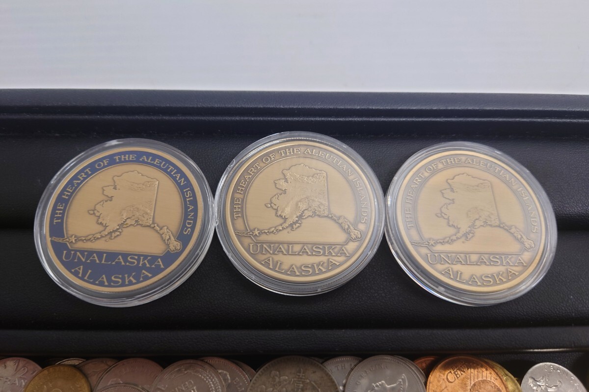 T★1円〜保管品 外国銭 硬貨 メダル まとめ アジア ヨーロッパ 他 大量まとめの画像2
