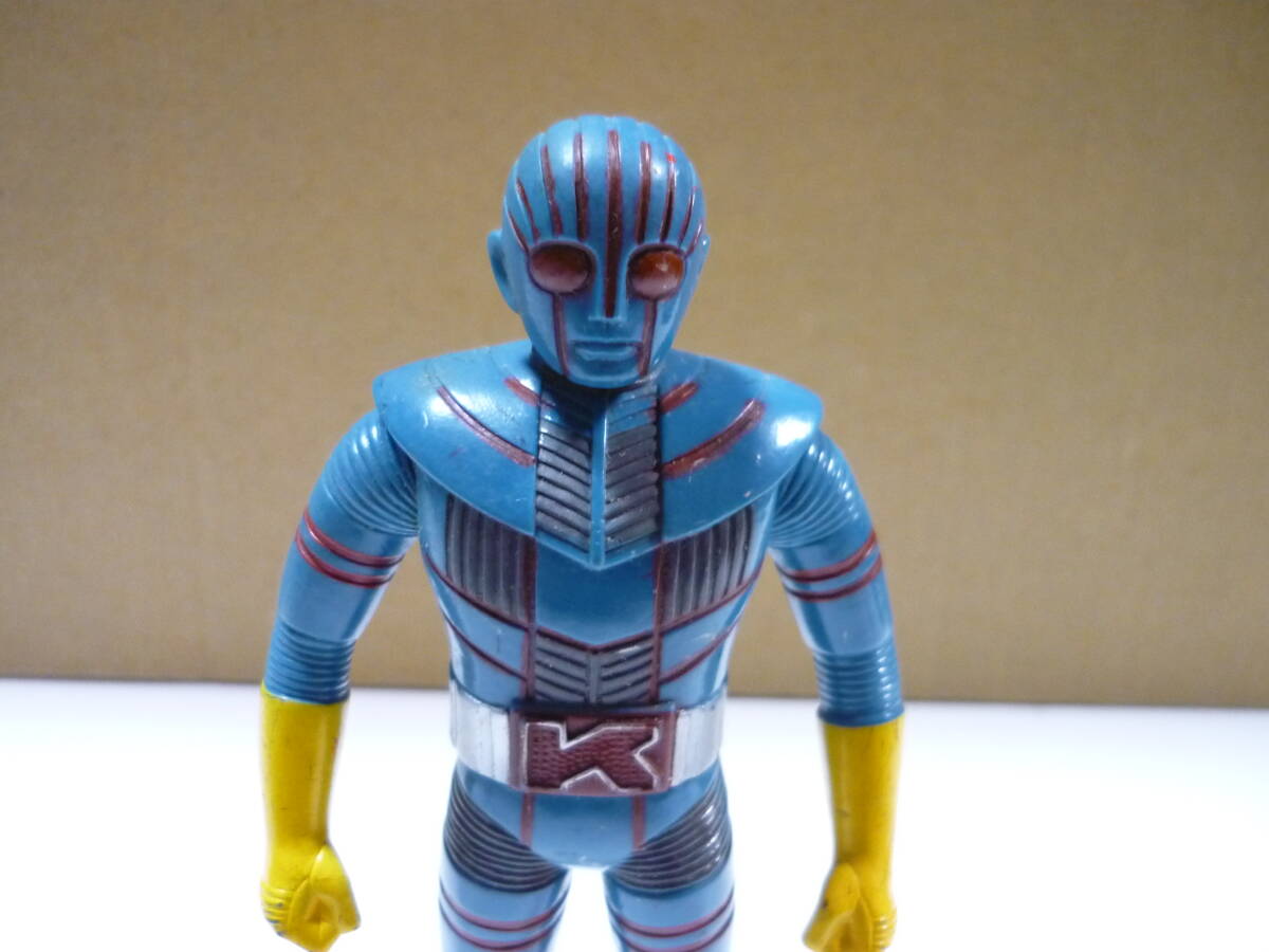[ труба 01][ бесплатная доставка ] sofvi Robot Detective K 1990 примерно 16cm спецэффекты Bandai подлинная вещь фигурка кукла 