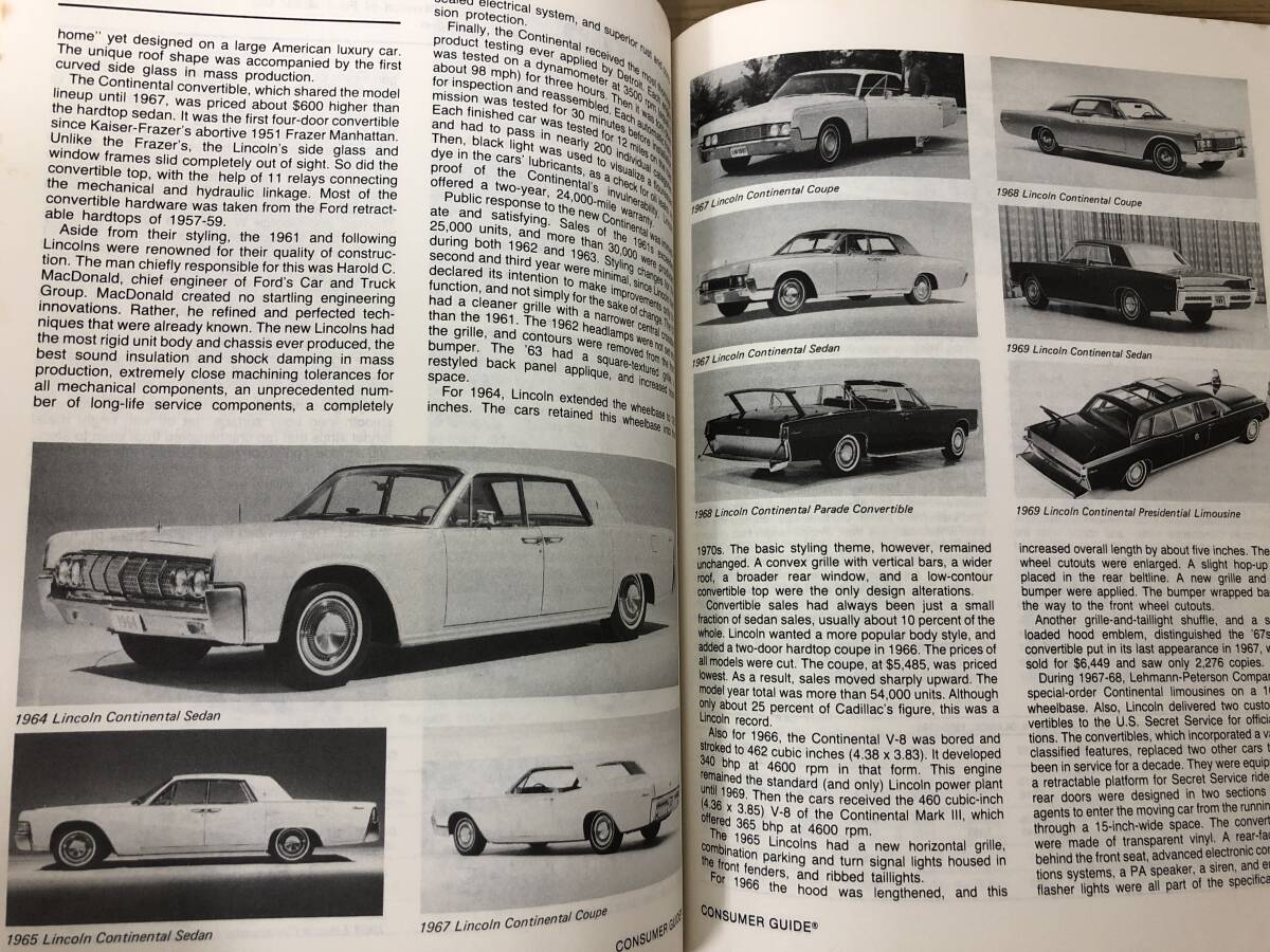 洋書 CONSUMER GUIDE CARS OF THE 40s 60s クラシックカーシリーズ コレクターズエディション 1940年代 1960年代 アメ車/アメリカ車/A3_画像9