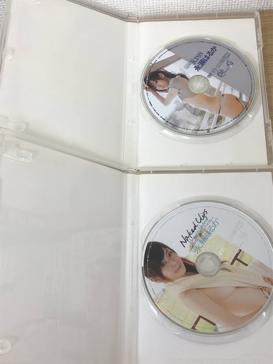 廃盤DVD 永瀬はるか NEW KISS Naked Clips 2本セット グラビア/スパイスビジュアル/国内正規品/非レンタル品/B5_画像7