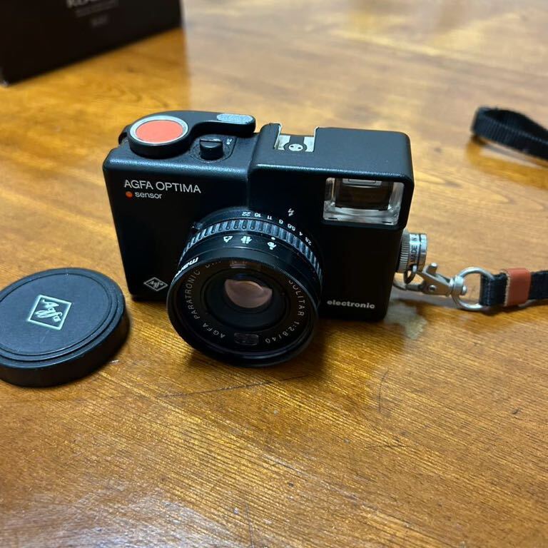 AGFA OPTIMA MADE IN PORTUGAL 希少品　コンパクトカメラ　フィルムカメラ　ブラック 1円〜_画像6