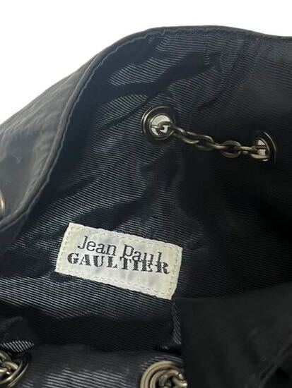 [JPG] Jean paul (pole) Gaultier chain backpack rucksack leather one shoulder pouch laundry bag 