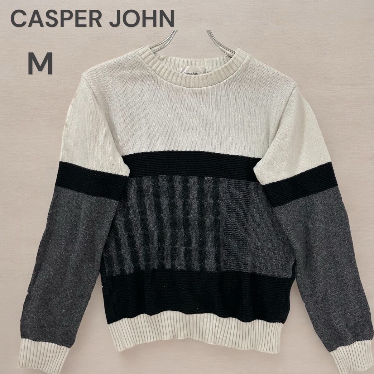 CASPER JOHN キャスパージョン メンズ 【M】 トップス セーター  ニット  長袖 