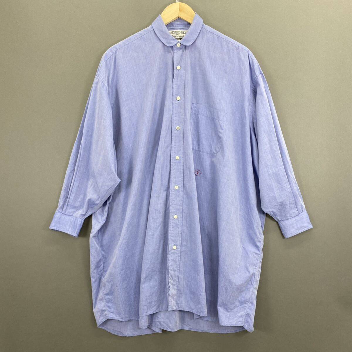 Ae14 INDIVIDUALIZEDSHIRTS インディビジュアライズドシャツ 長袖シャツ オーバーサイズシャツ ビックシャツ メンズ 紳士服 XL相当_画像1
