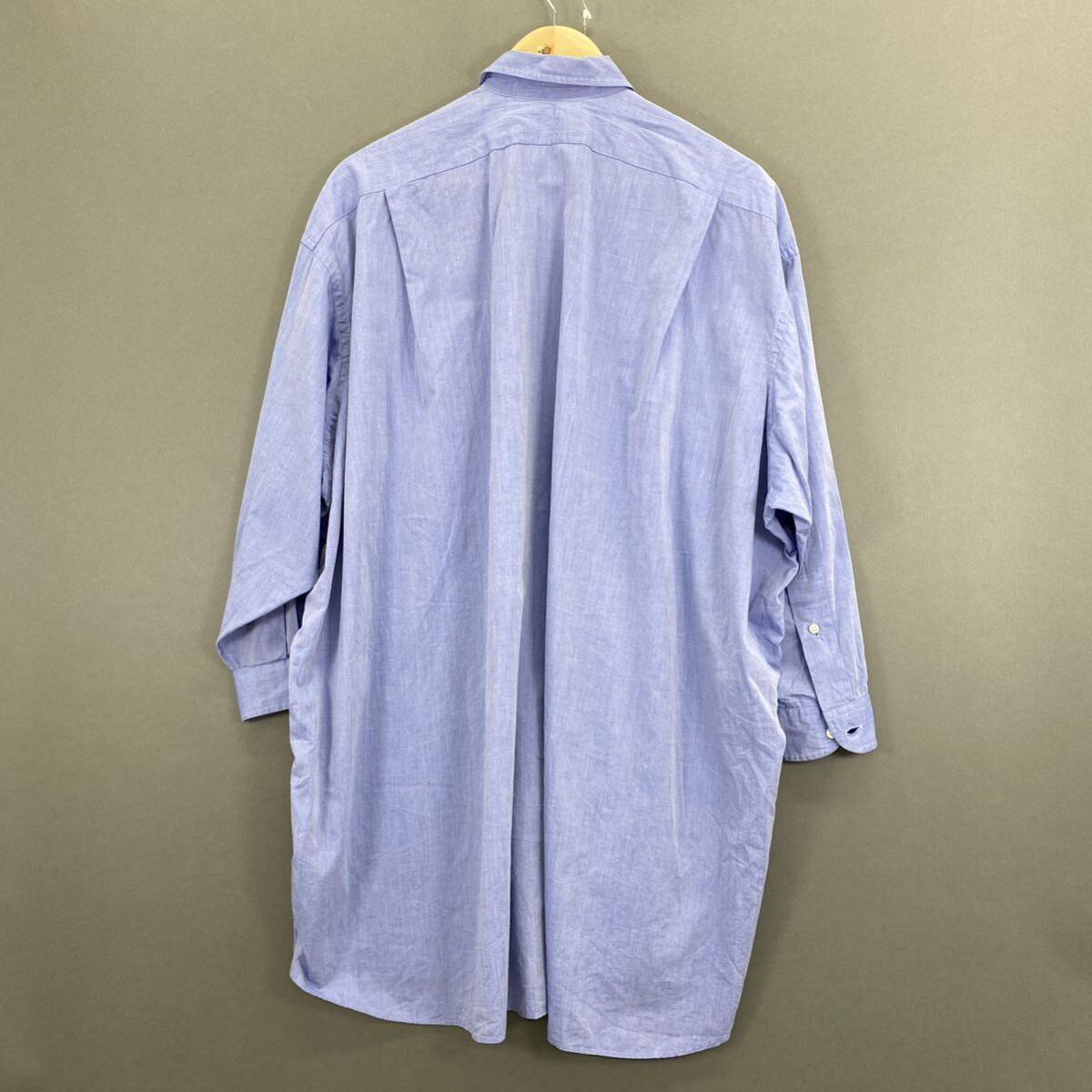 Ae14 INDIVIDUALIZEDSHIRTS インディビジュアライズドシャツ 長袖シャツ オーバーサイズシャツ ビックシャツ メンズ 紳士服 XL相当_画像2