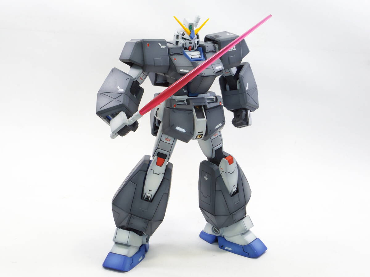 HGUC アレックス ガンダムNT-1＋格納庫おまけ 改修塗装完成品の画像5