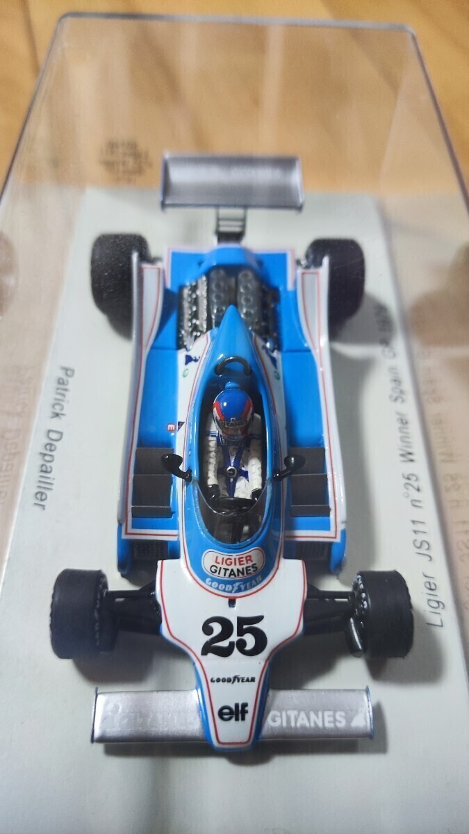 スパーク 1/43 リジェ JS11 スペインGP/ P.ドゥパイエ【Spark】1/43 Ligier JS11 No.25 Winner Spanish GP 1979 Patrick Depaillerの画像4