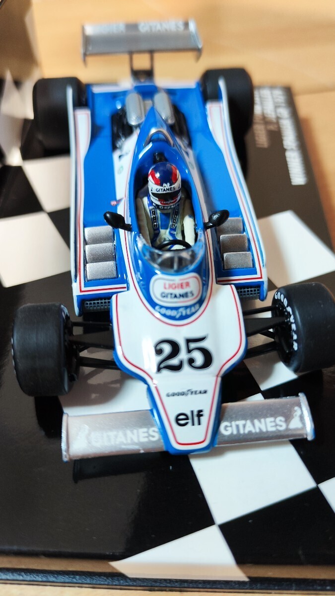 1/43 リジェ JS11 スペインGP #25 P.ドゥパイ【ミニチャンプス】1/43 Ligier JS11 No.25 Spanish GP 1979 P. Depailler 現状品 - レーシングカー 1/43 リジェ JS11 スペインGP #25 P.ドゥパイ【ミニチャンプス】1/43 Ligier JS11 No.25 Spanish GP 1979 P. Depailler 現状品 - レーシングカー