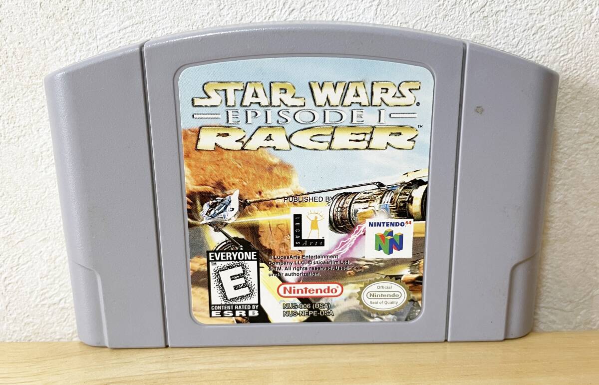 Nintendo64　star wars episode 1 racer　北米版　海外版　起動確認済み