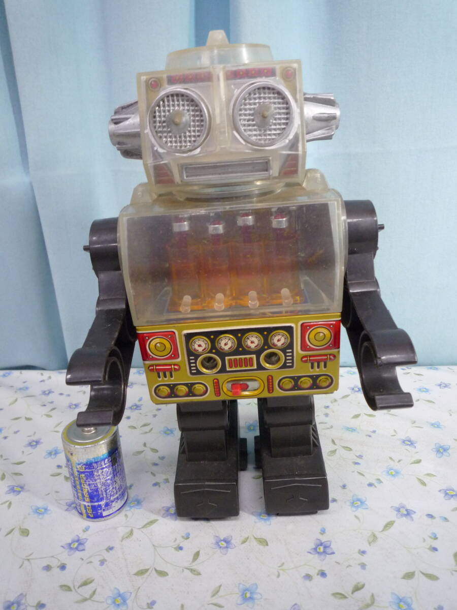  Vintage tin plate robot piston robot tin plate other Horikawa Masudaya electric walk cheap sweets dagashi shop Vintage other 