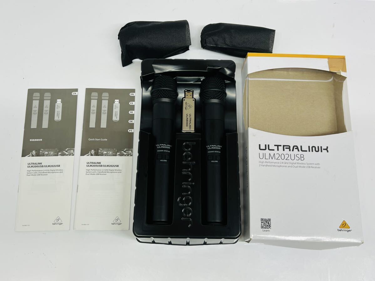 BEHRINGER ベリンガー ULM202USB ULTRALINK ワイヤレスマイク ウルトラリンク 現状品　N051201_画像1