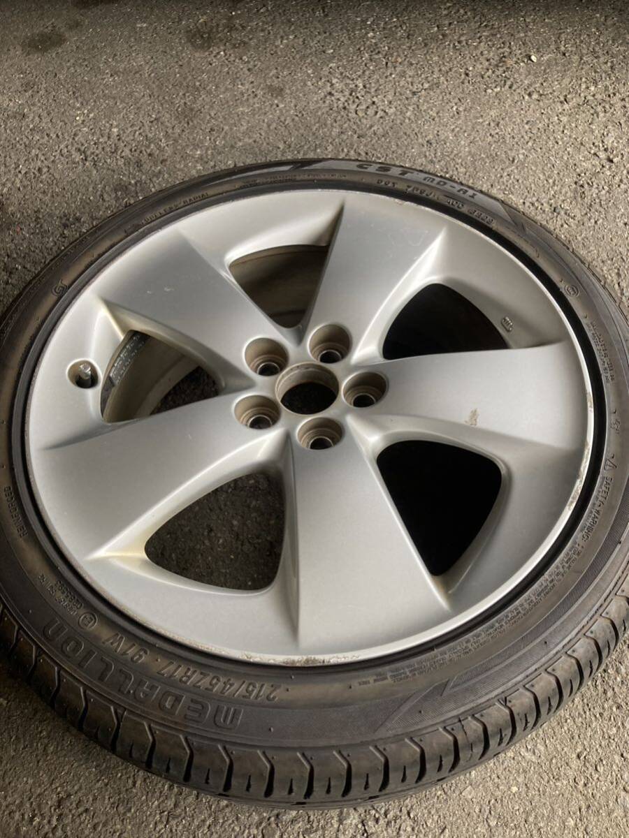 プリウス30ツーリングホイールタイヤはおまくけ215/45r17 ４本セット_画像5