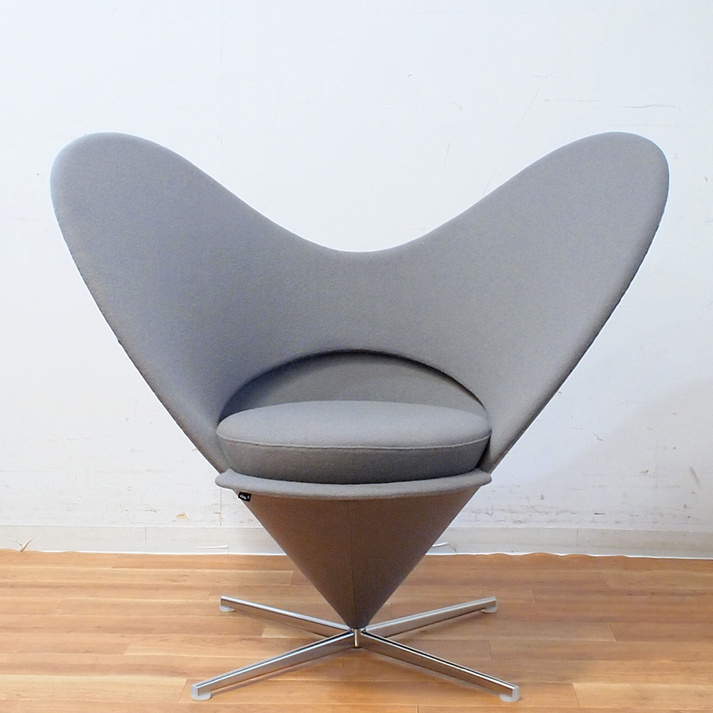 モデルルーム展示品 ヴィトラ/Vitra ハートコーンチェア/Heat Cone Chair パントン 北欧 ミッドセンチュリー デンマーク 名作椅子 50万_画像3