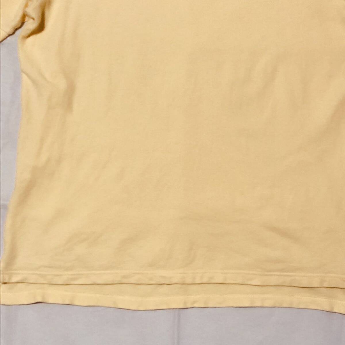 【送料無料】90s CHAPS RALPH LAUREN 半袖ポロシャツ 黄色　メンズXLサイズ　チャップスラルフローレン_画像4