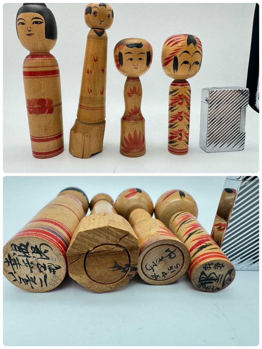こけし 伝統工芸 伝統こけし 置物 郷土玩具 民芸品 日本人形 在銘 工芸品 まとめて　29体_画像5