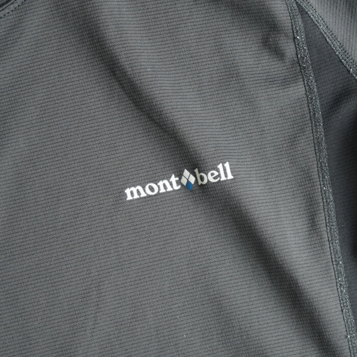 ★mont-bell モンベル クールT S グレー★ アウトドアウェア Tシャツの画像4