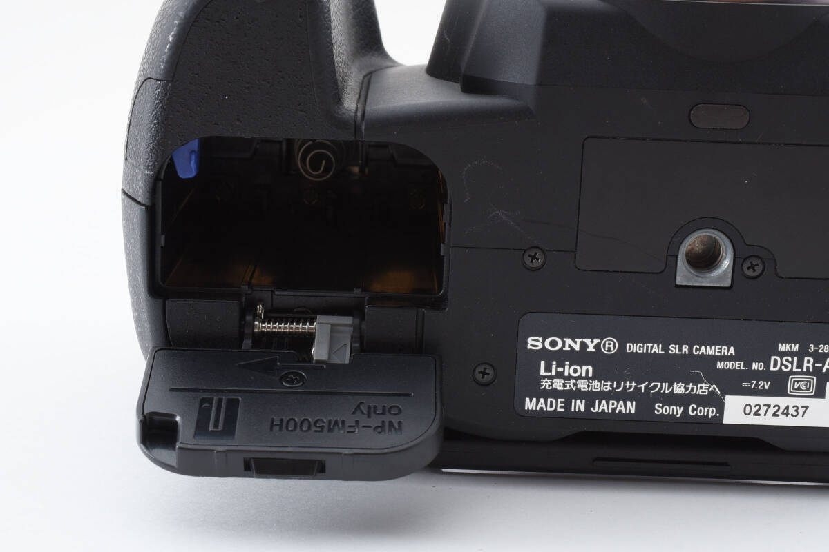 Sony Alpha DSLR-A350 デジタル 一眼レフ カメラ ボディ ブラック 4GB付き ソニー 297の画像9
