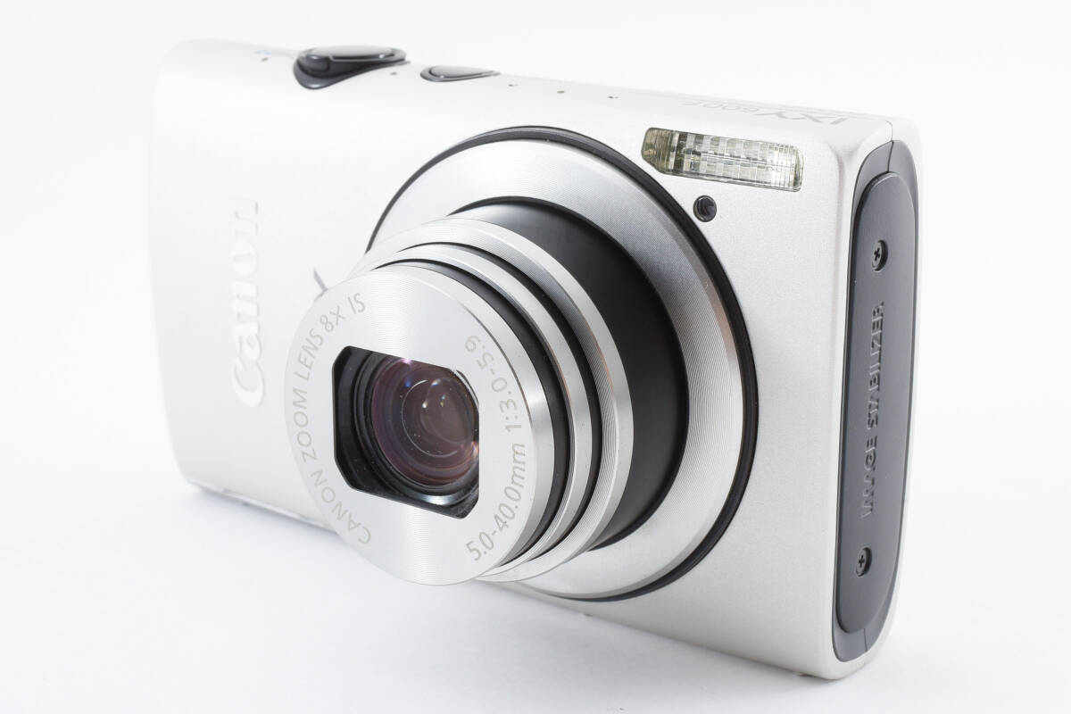 Canon IXY 600F コンパクトデジタルカメラ シルバー キヤノン バッテリー2個 キヤノン 594_画像2