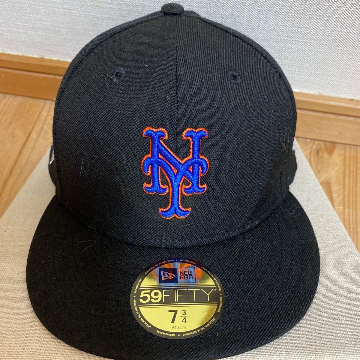 ニューエラ キャップ 59FIFTY NEW ERA サイドパッチ ニューヨーク メッツ サイズ 7 3/4 61.5センチの画像6