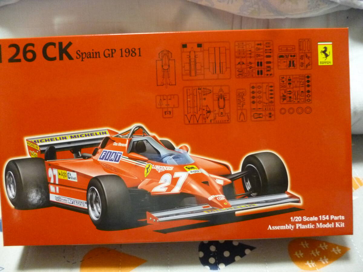 1/20 フジミ フェラーリ 126CK グランプリ選択式|自動車 1/20 フジミ フェラーリ 126CK グランプリ選択式|自動車