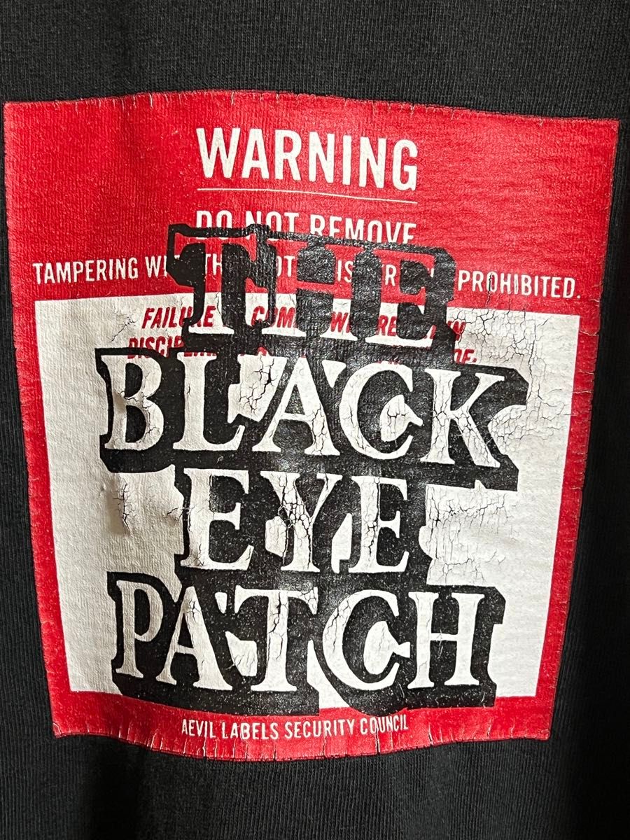 THE BLACK EYE PATCH ブラックアイパッチ WARNING センターデカロゴT