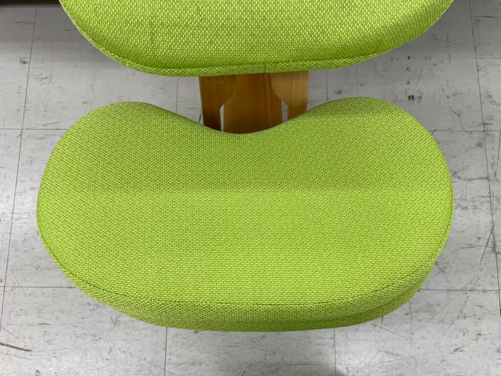 宮武製作所　バランスチェア　プロポーションチェア グリーン学習イス　子供用　補助クッション付き　姿勢矯正椅子　_画像7