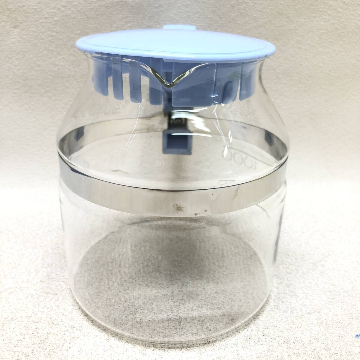 ★PYREX パイレックス クーラーポット 1.5L 3008-BL2 ポット お茶入れ ボトル ガラス キッチン用品 中古品★K02205_画像5