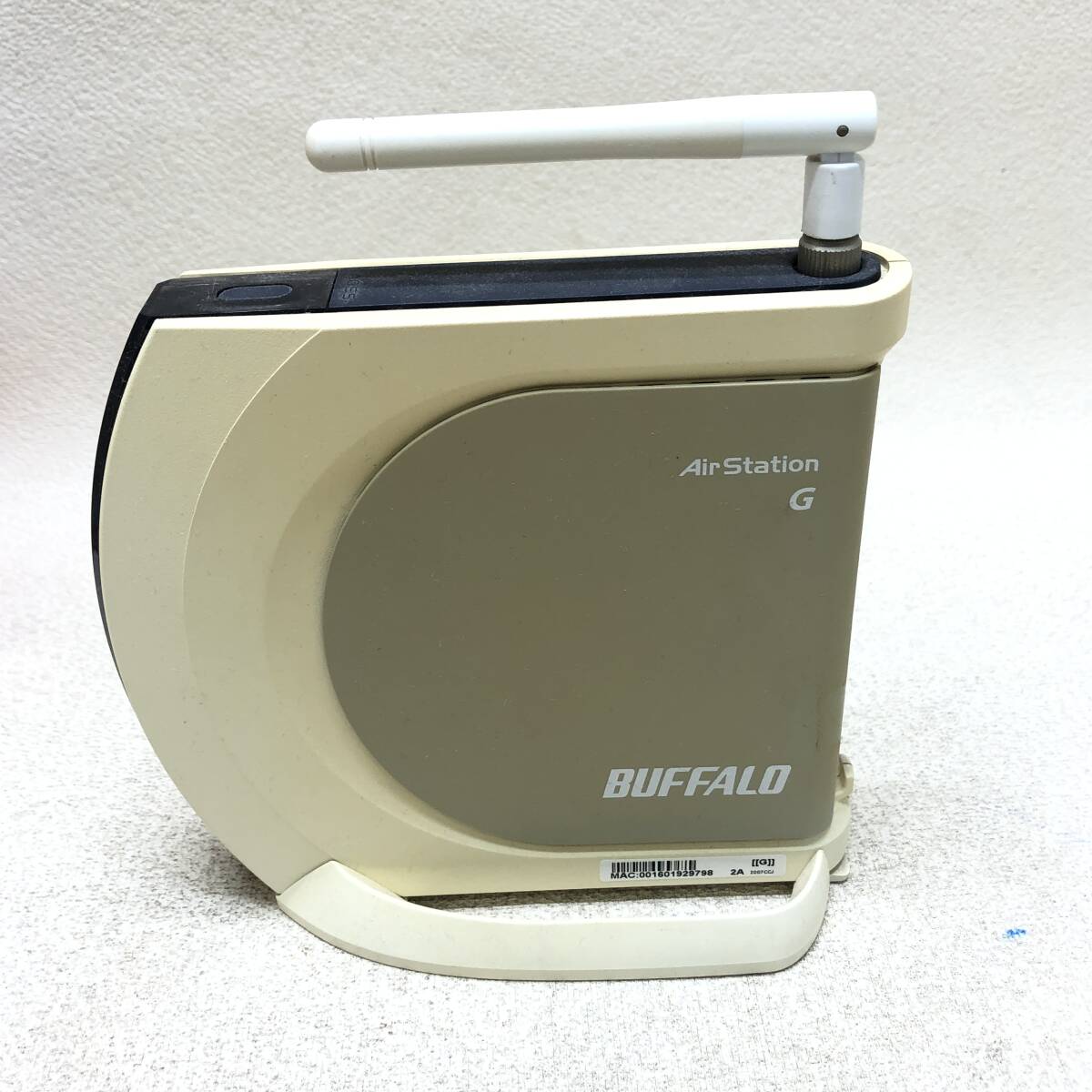 △BAFFALO バッファロー 無線LAN BBルータ WHR-G54S Air StationG ルーター 通電のみ確認済 現状品△C73632_画像2