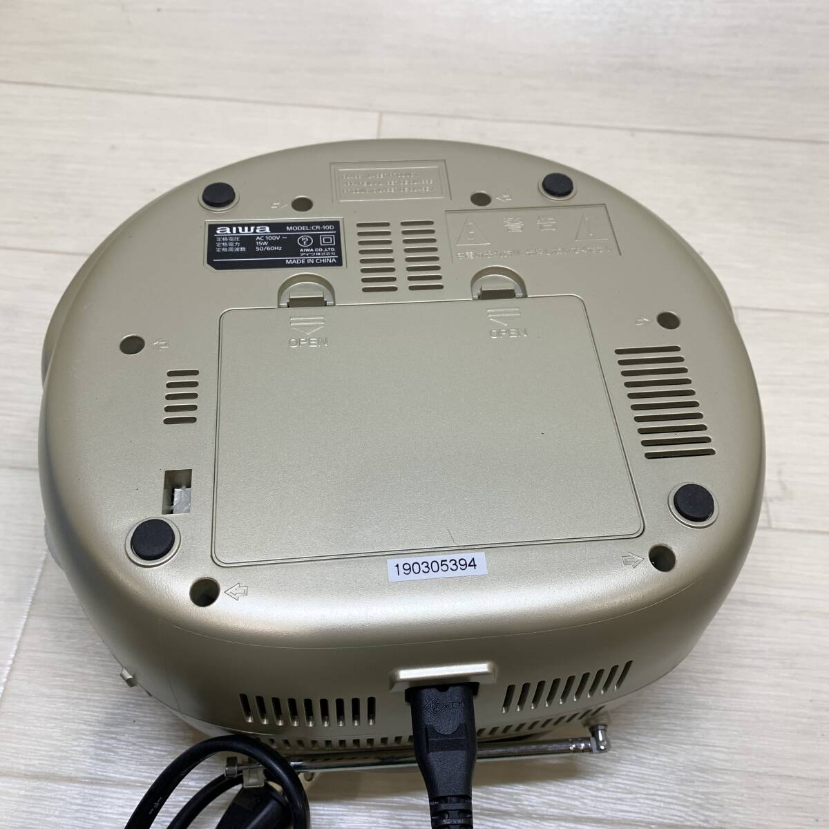 ■aiwa CR-10D アイワ CDラジオプレーヤー オーディオ機器 ジャンク品■C41981_画像7