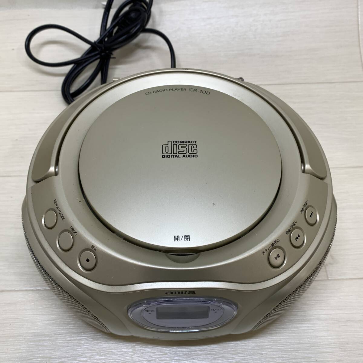 ■aiwa CR-10D アイワ CDラジオプレーヤー オーディオ機器 ジャンク品■C41981_画像6