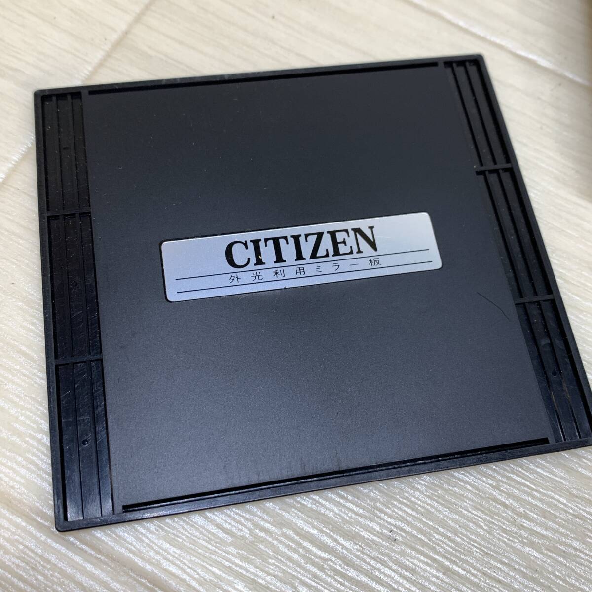 ■CITIZEN LC-TV TC50-OJ シチズン ポケットテレビ 日本製 87年 昭和レトロ ブックビジョン 外光利用ミラー板付 通電のみ ジャンク■C41987_画像8