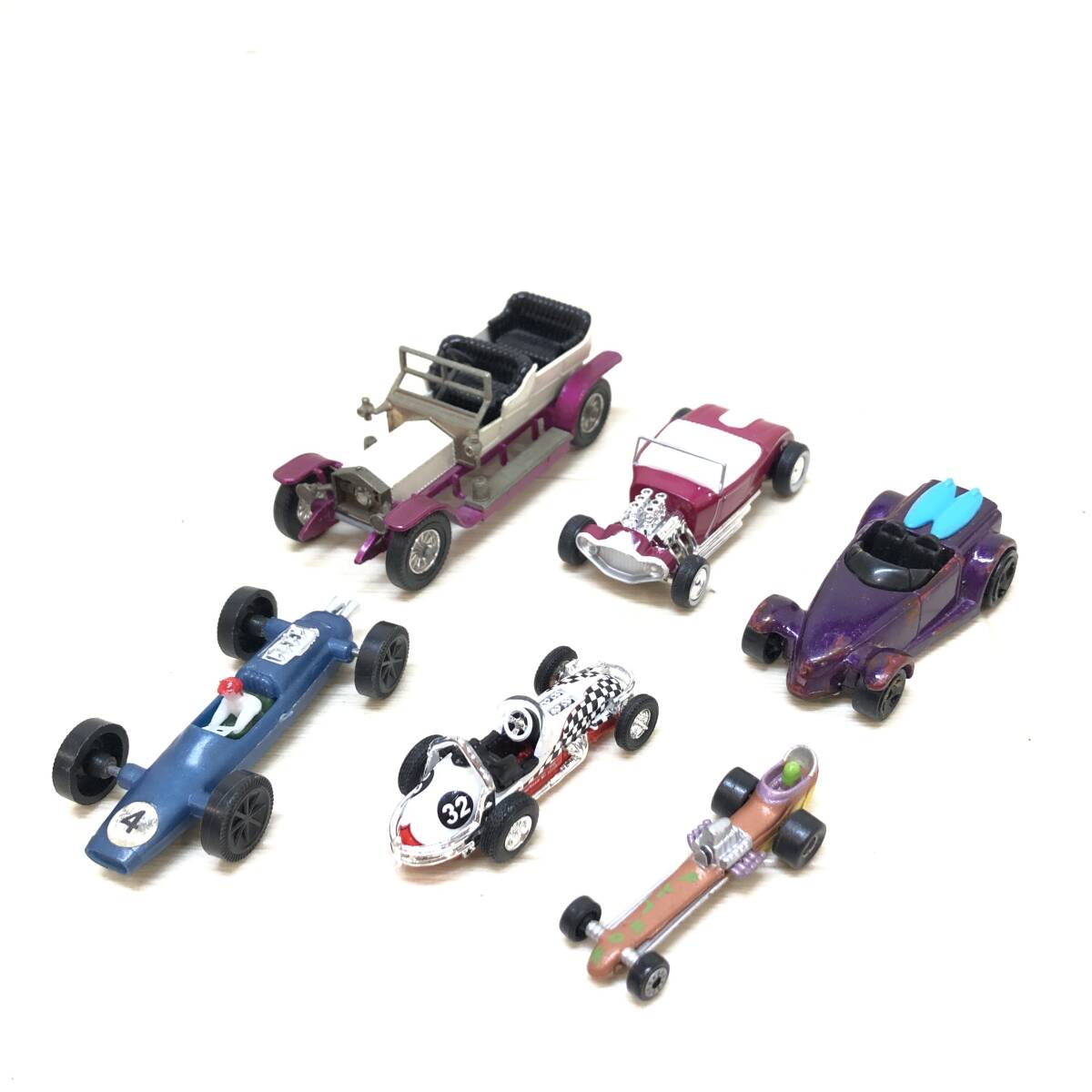 △MATCBOX MATTEL マッチボックス マテル ホットウィール ミニカー 6点 ロールスロイス スポーツカー おもちゃ ホビー 現状品△C73716_画像1