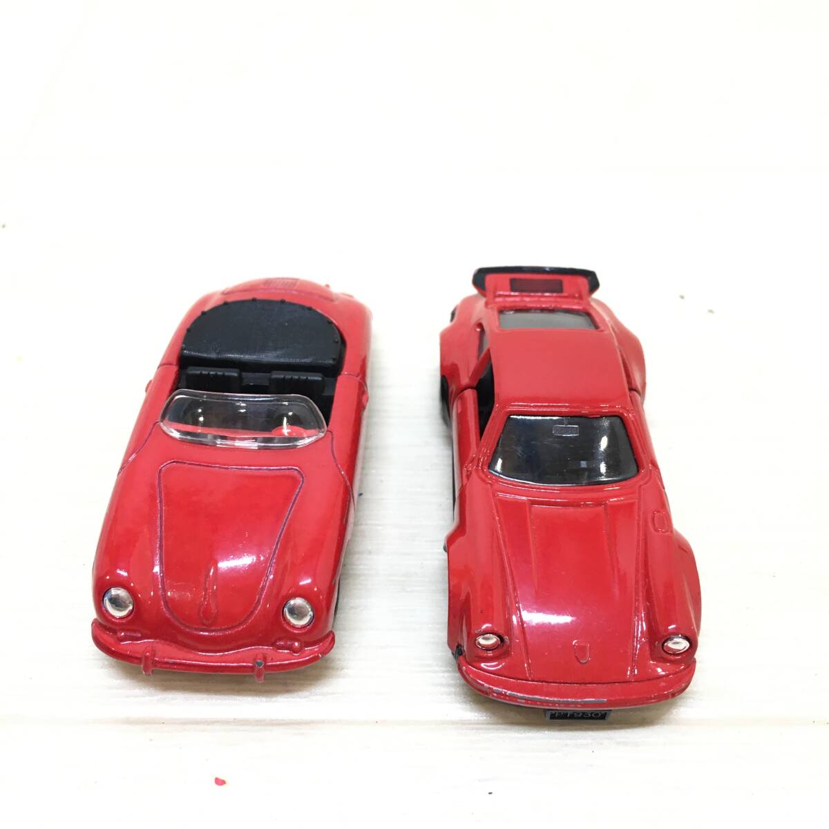 ΣTOMICA トミカ ミニカー ポルシェ レッド 赤色 オープンカー 車 乗用車 おもちゃ 乗り物 コレクション 長期保管 現状品ΣC52817_画像2