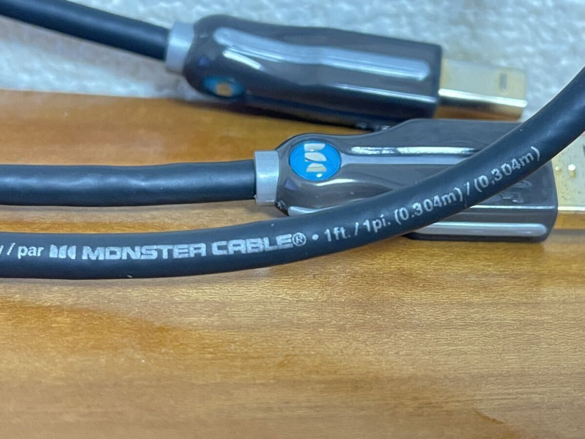 【ジャンク】MONSTER CABLE USBケーブル 90cm / モンスターケーブル_画像5