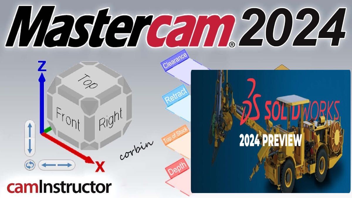 SolidWorks 2024Premium ＋ MasterCam 2024 Windows ダウンロード永久版_画像1