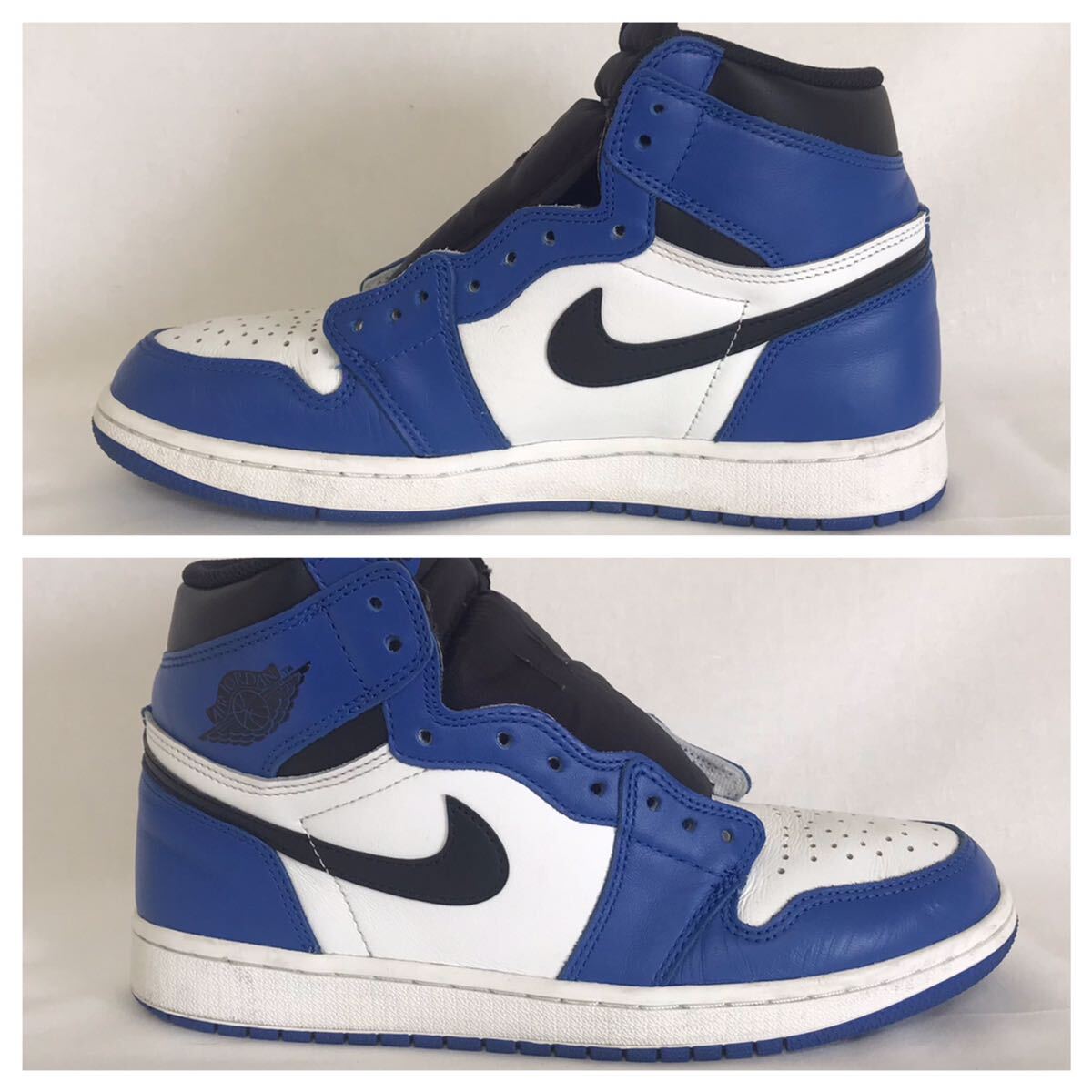 黒タグ付き NIKE AIR JORDAN 1 RETRO HIGH OG GAME ROYAL エアジョーダン1 ゲームロイヤル_画像5