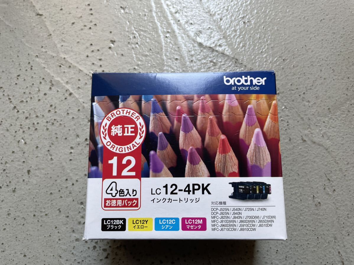  Brother LC12-4PK all color original unopened postage 350 jpy 
