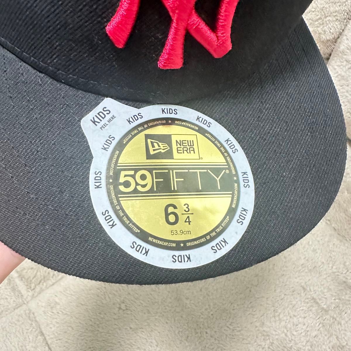 ニューエラ キッズ ニューヨークヤンキース 59FIFTY 6 3/4 53.9 