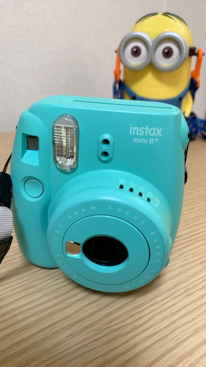 FUJIFILM インスタントカメラ チェキ 富士フィルム instax mini 8プラス(ミント)美品