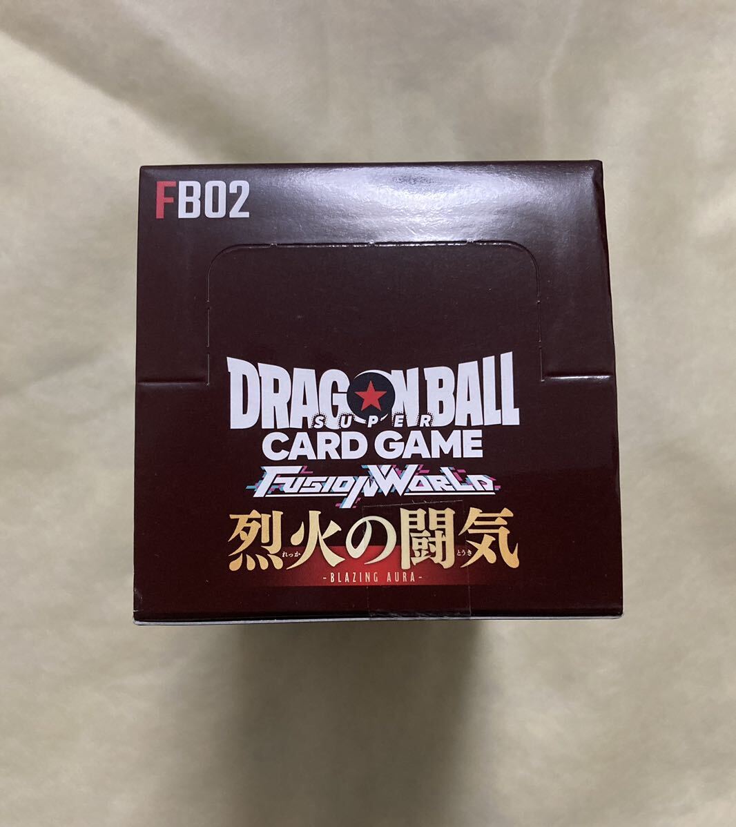 新品未開封品　ドラゴンボール　スーパーカードゲームフュージョンワールド　烈火の闘気　BOX ボックス ブースターパック テープ付　1箱_画像4