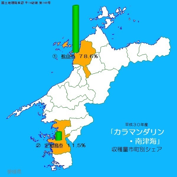 全国送料無料　越冬春みかん　カラマンダリン　箱込み3kg 2Lサイズ20個　60サイズ 　愛媛中島産　⑦_画像6