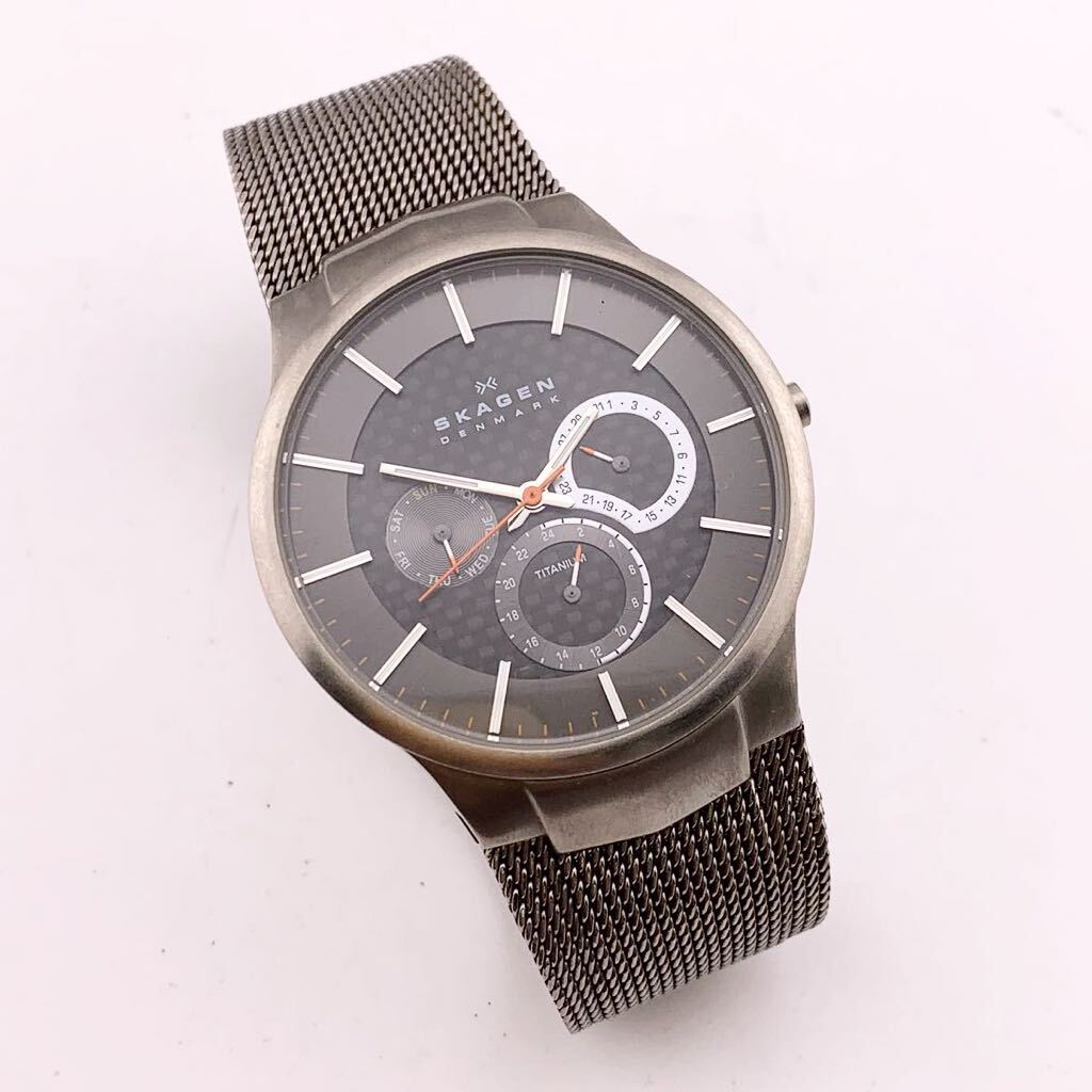 SKAGEN DENMARK 809XLTTM 腕時計 クォーツ クロノグラフ　ファッション　【S81256-696】_画像1
