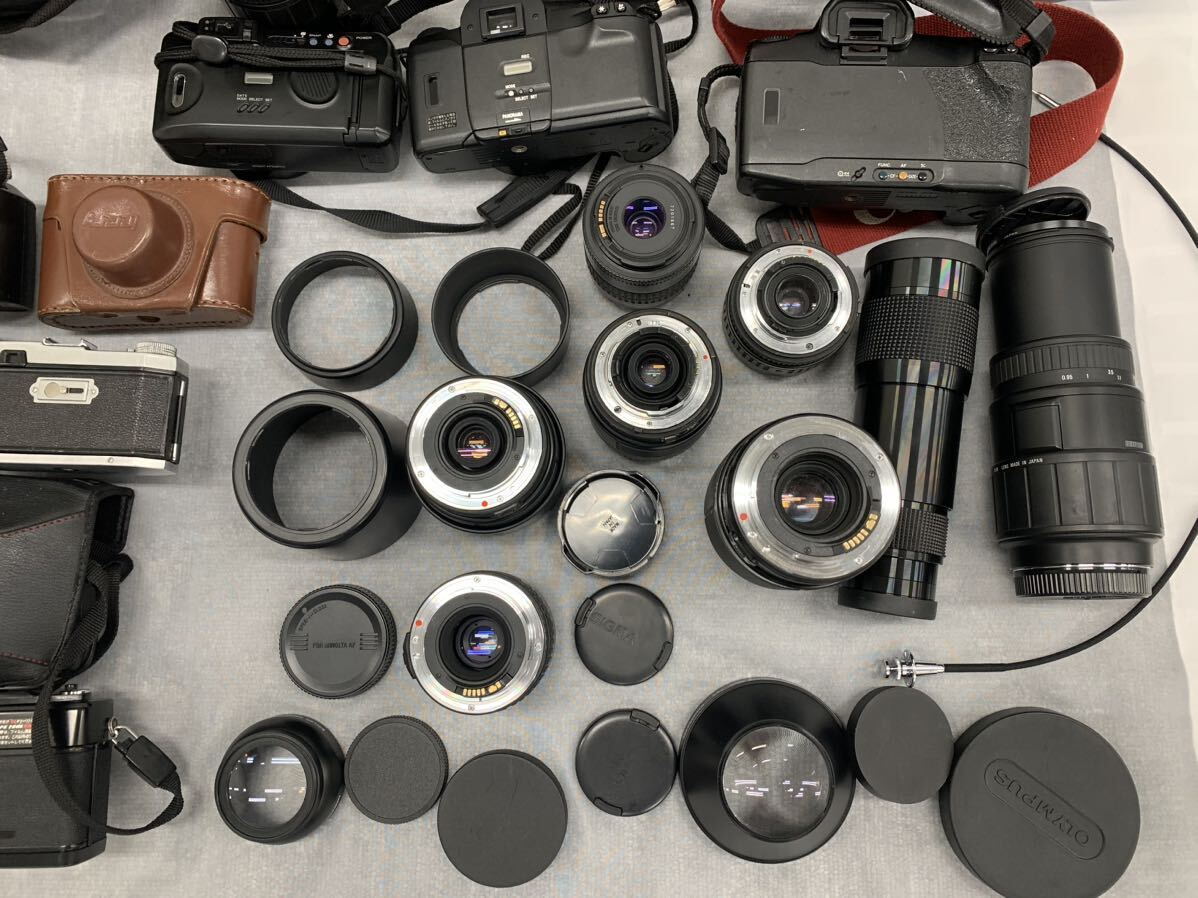 * junk * set sale camera film camera camera supplies lens strobo video camera accessory MINOLTA Canon PENTAX [S81264]