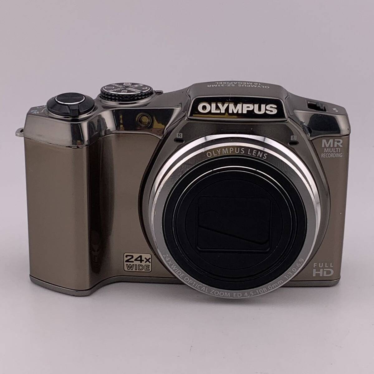 ●訳あり OLYMPUS SZ-31MR 16 MEGAPIXEL コン パクトデジタルカメラ デジカメ 充電器 【S81214-668】_画像2