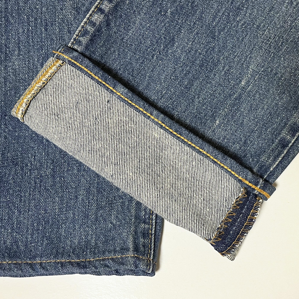 W34 66前期 70s USA製ビンテージ リーバイス Levis 505 デニムパンツ ボタン裏5 ジーンズ オリジナル アメリカ製 501XX 75年製 vintageレア_画像10