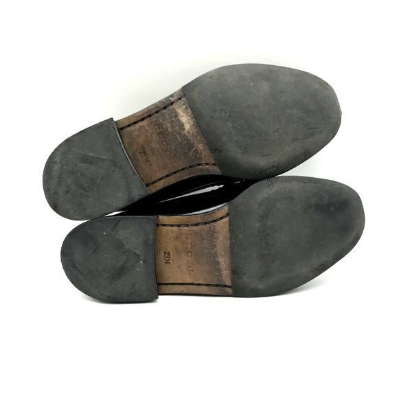 REGAR Loafer business shoes 23.5cmwi men's casual simple black Reagal shoes B4148*