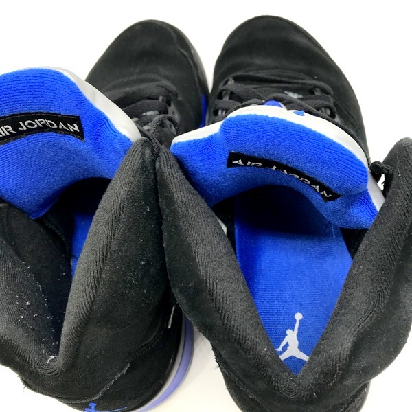 NIKE JORDAN BRAND AIR JORDAN 5 RETRO BLACK RACER BLUE REFLECT エアジョーダン5 CT4838-004 スニーカー 箱付 29cm ナイキ 靴 B8477◆_画像6