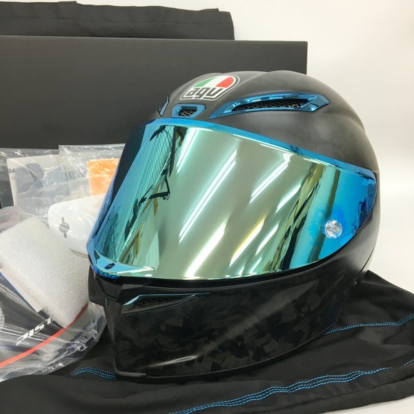 AGV PISTA GP RR E2206 FUTURO フルフェイスヘルメット 2023年製 美品 カーボン Sサイズ ブラック エージーブイ バイク N19104H●_画像1