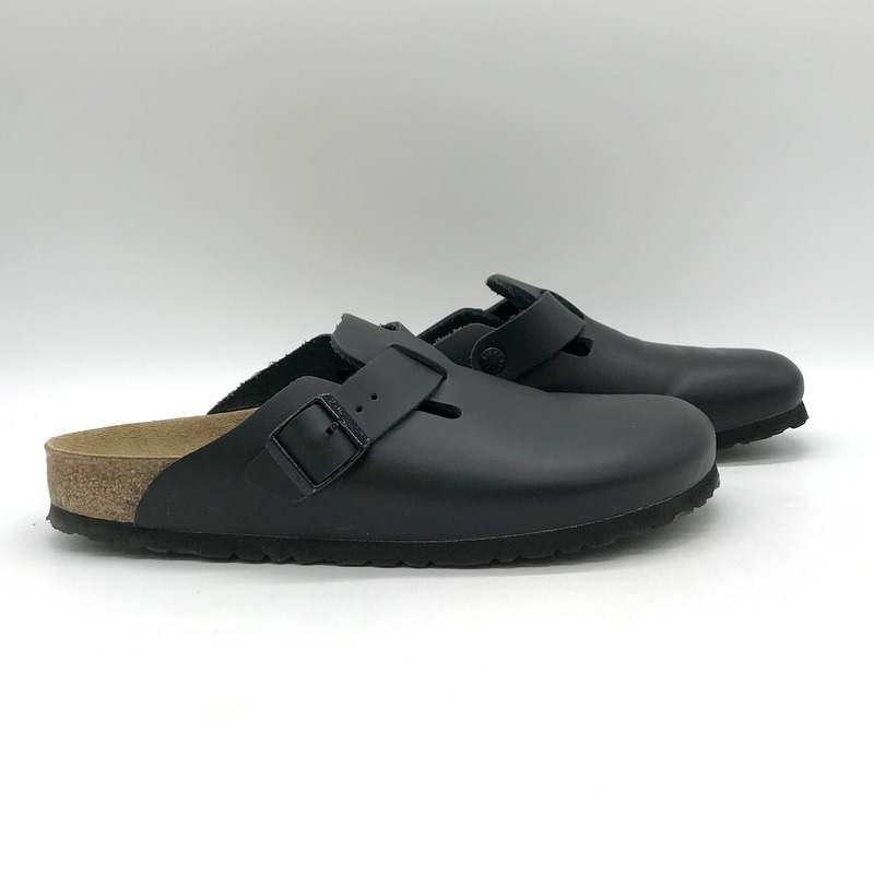 BIRKENSTOCK サンダル 0060193 BOSTON ナチュラルレザー サボ クロッグ サンダル シューズ 箱付 27cm ビルケンシュトック 靴 B10243◆_画像5